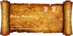 Muha Marcell névjegykártya
