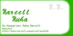 marcell muha business card